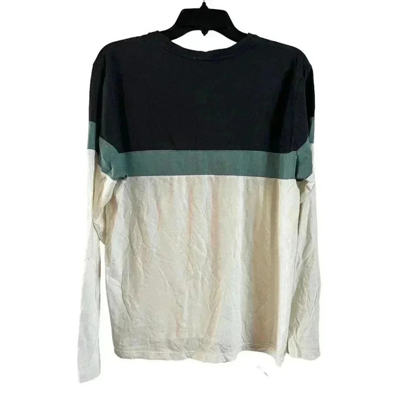 Marine Layer Men’s Jacob LS Crew Tee Size M/L Long Sleeve Color Block - Picture 2 of 6